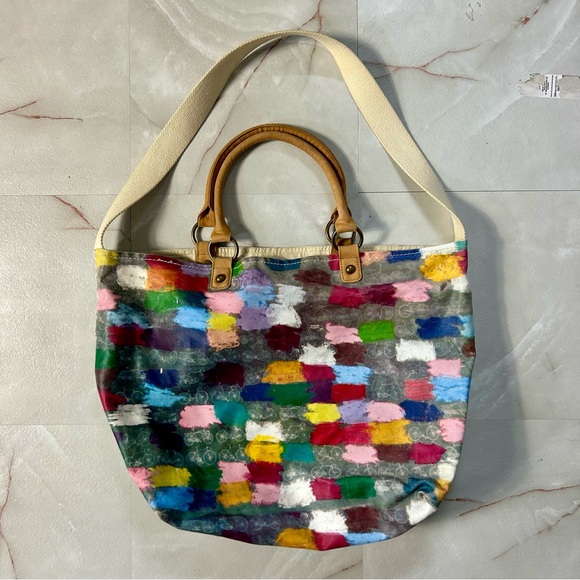 Anthropologie Handbags - Anthropologie Multicolor Tote Bag
